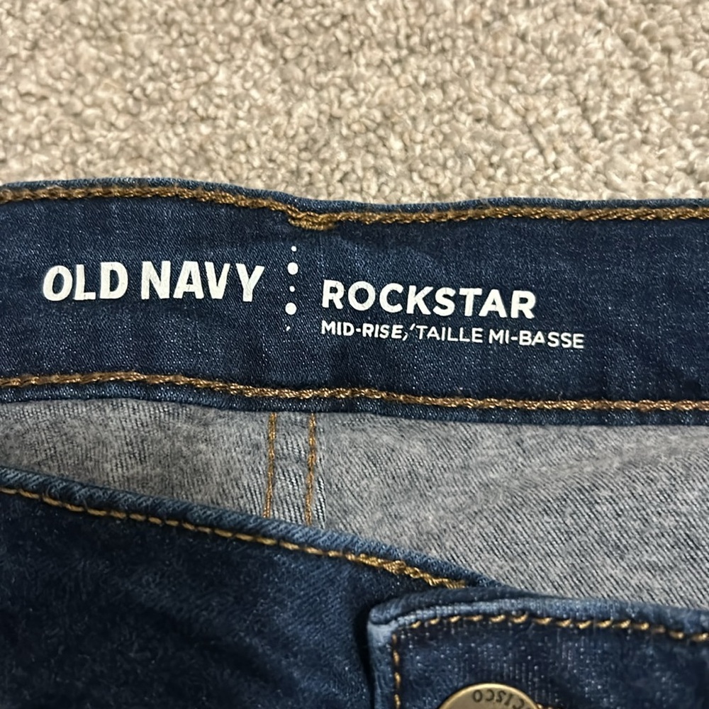 Old navy rockstar skinny jeans size 12 - Picture 3 of 5